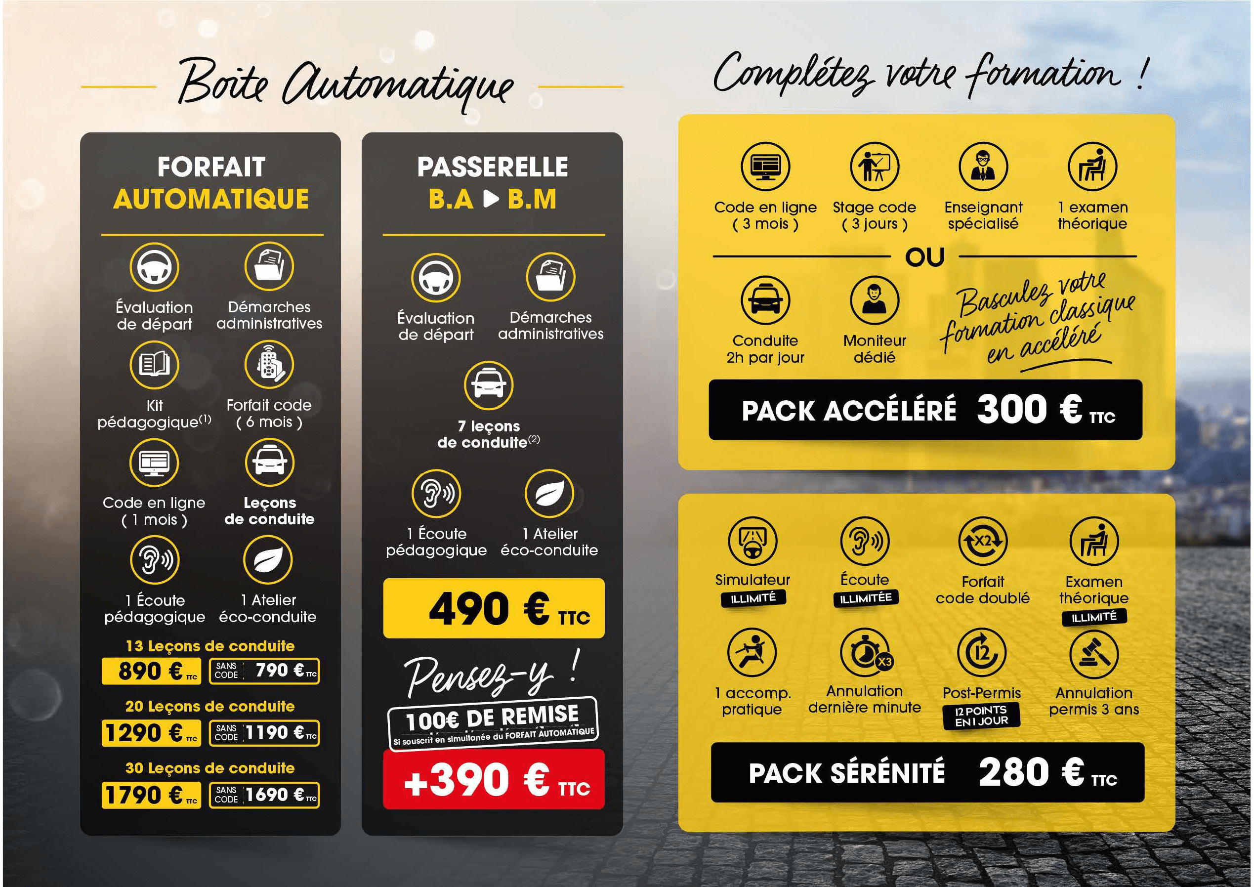 Permis B Automatique - Élite Auto-Moto-école